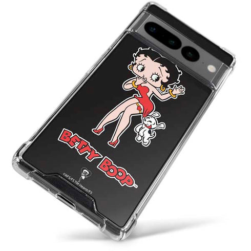 Betty Boop With Puppy Google Pixel 7 Pro Clear Case